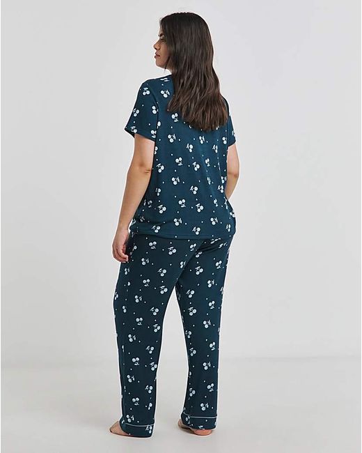 Pretty Secrets Blue Supersoft Pyjama Set