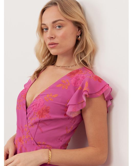 Anaya with love Pink Floral Print Dress