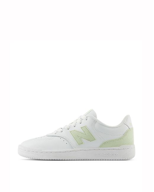New Balance White Bb80 Trainers