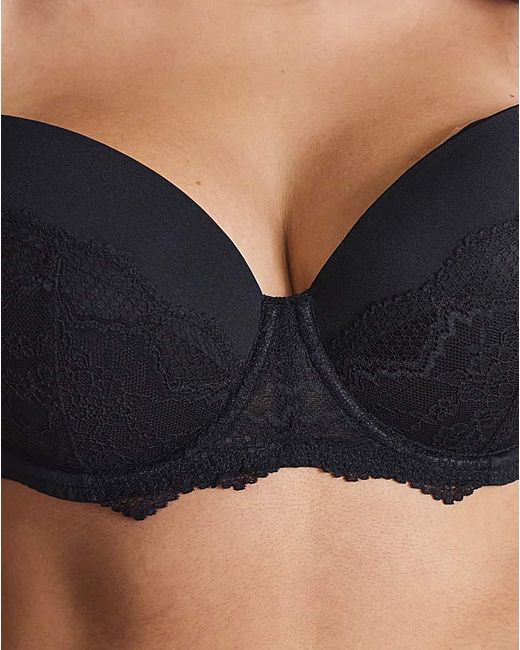 Pretty Secrets Black 2 Pack Boost Plunge Bras
