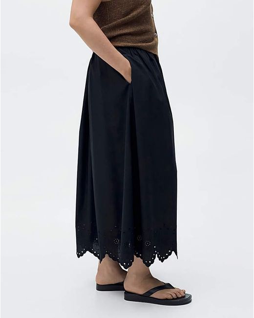 Mango Black Skirt Claus