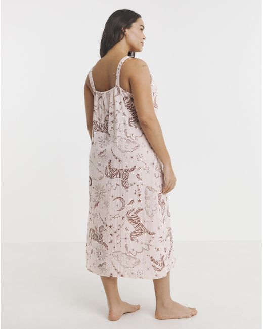 Simply Be Pink Celestial Soft Cotton Slip Nightie