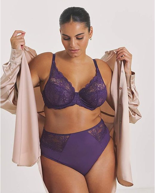 Pretty Secrets Purple Ella 2 Pack Full Knickers