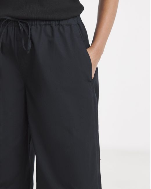 Simply Be Gray Cotton Barrel Trouser