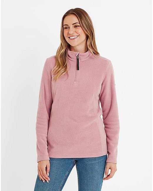 TOG24 Pink Tog24 Revive Fleece Zip Neck
