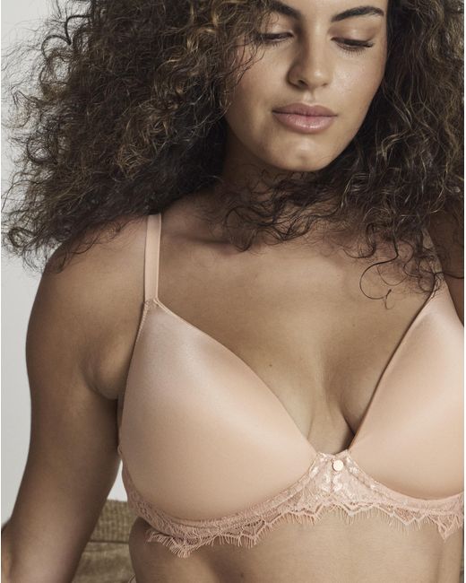 Figleaves Brown Smoothing Non Wired Padded Bra