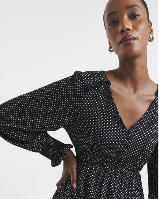 Joe Browns White Polka Dot Midaxi Dress