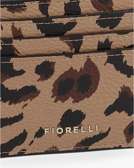 Fiorelli Brown Marnie Print Card Case