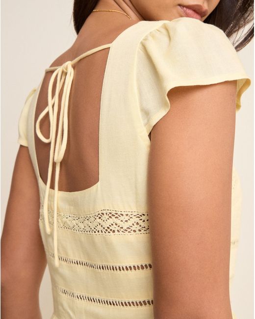 Nobody's Child Natural Jessy Midi Dress