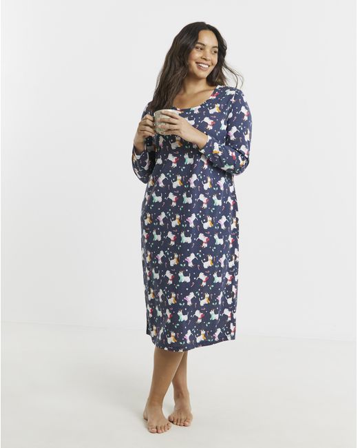 Pretty Secrets Blue Christmas Value Nighties