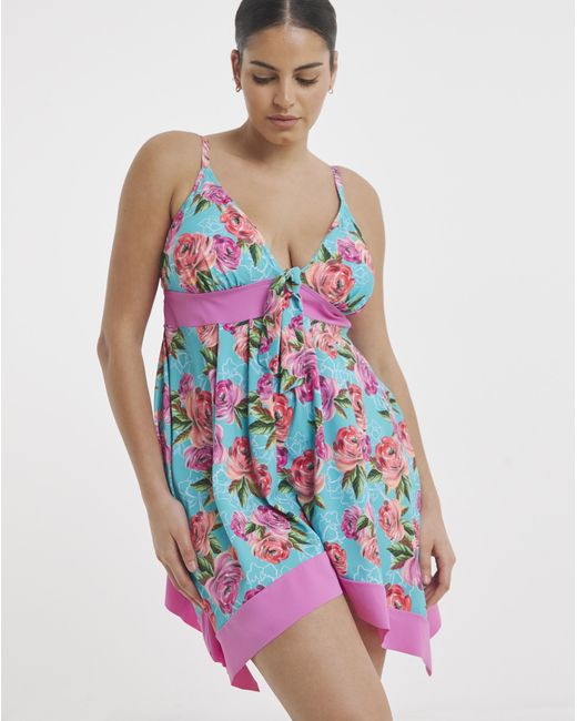 Joe Browns Blue Flower Girl Swimdress