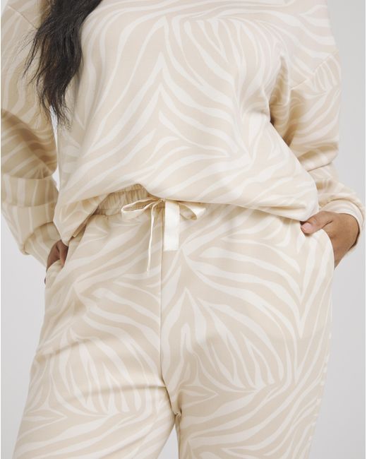 Figleaves Natural Supersoft Printed Lounge Set
