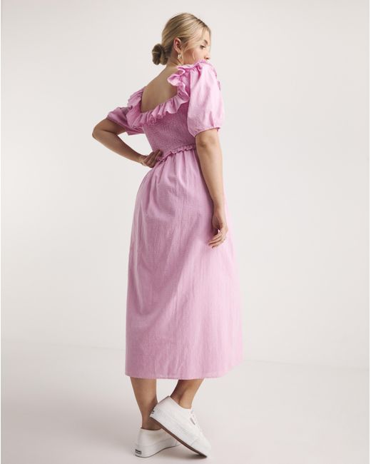 Nobody's Child Pink Aria Midi Dress