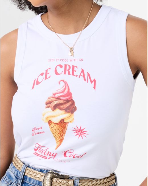 Joe Browns White Ice Cream Days Vest
