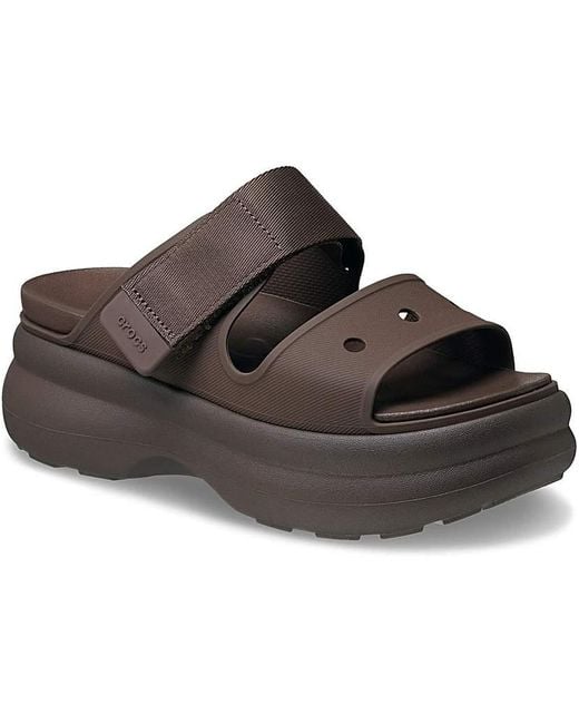 CROCSTM Brown Soho Two Strap Sandal