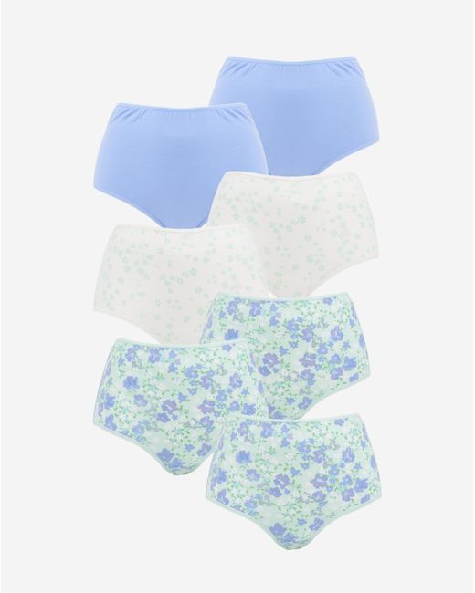 Pretty Secrets Blue 7 Pack Full Fit Brief