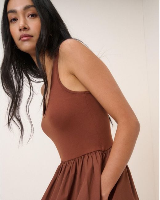 Nobody's Child Brown Nc Lexie Midi Dress