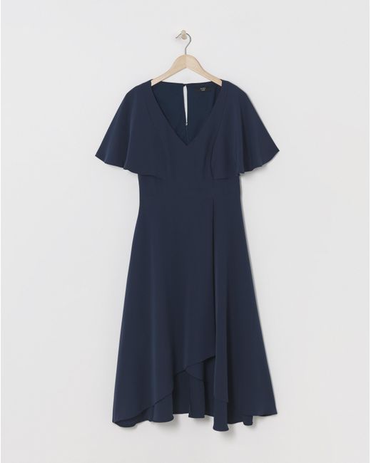 Joanna Hope Blue Angel Sleeve Dress