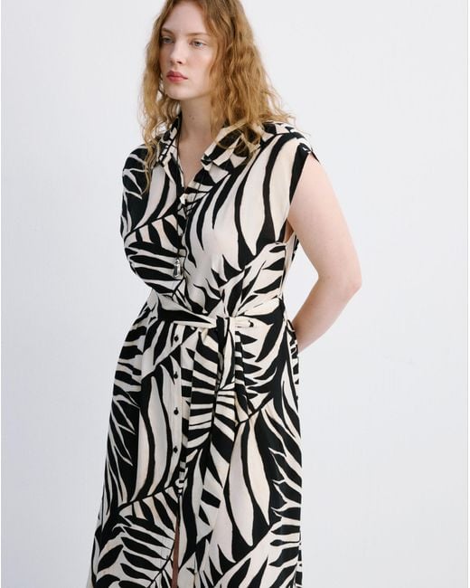 Mango White Dress Apple