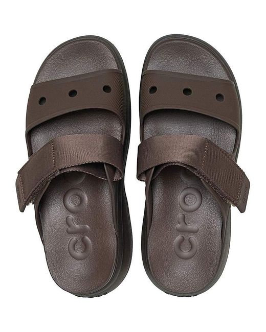CROCSTM Brown Soho Two Strap Sandal
