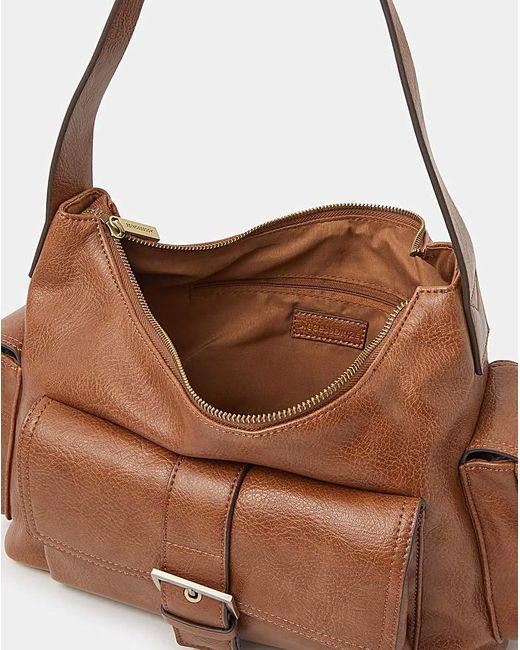 Accessorize Brown Utility Shoulder Bag