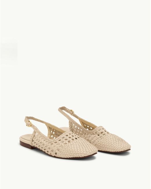 Nobody's Child Natural Nc Weave Slingbacks