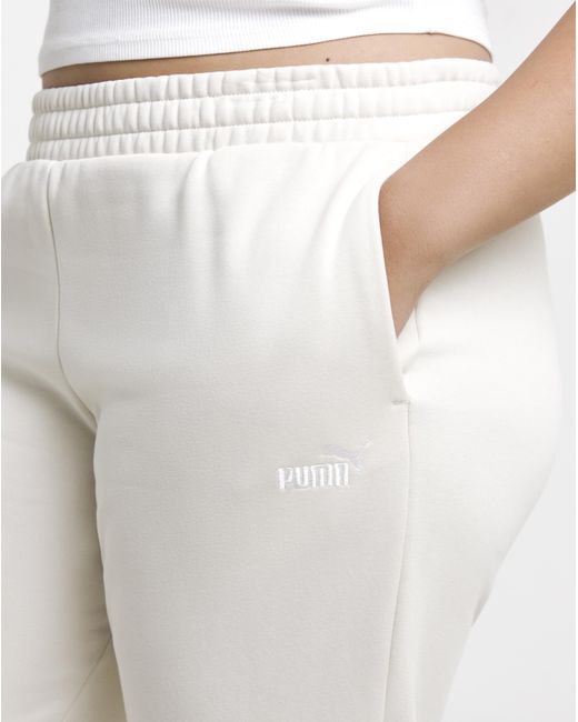 PUMA White Essentials No.1 Logo Sweatpants
