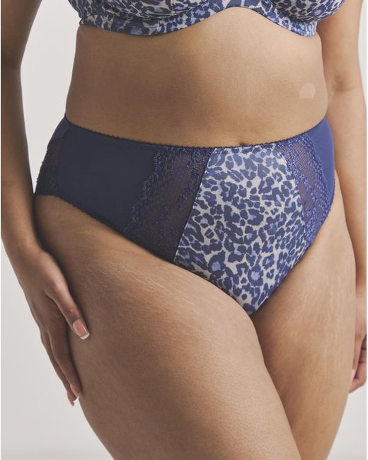 Elomi Blue Lucie High Leg Knicker
