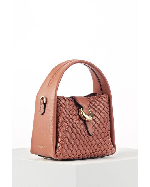 LUELLA GREY LONDON Pink Luella Maggie Weave Crossbody