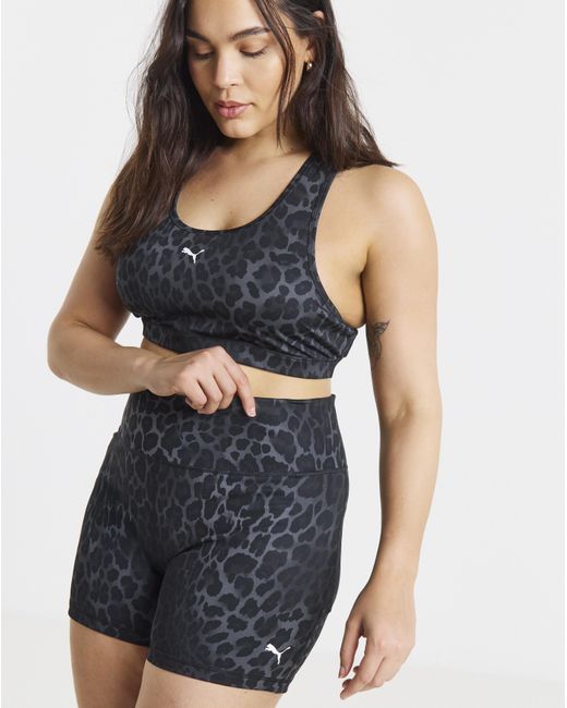 PUMA Black Essential Haze Cycling Shorts