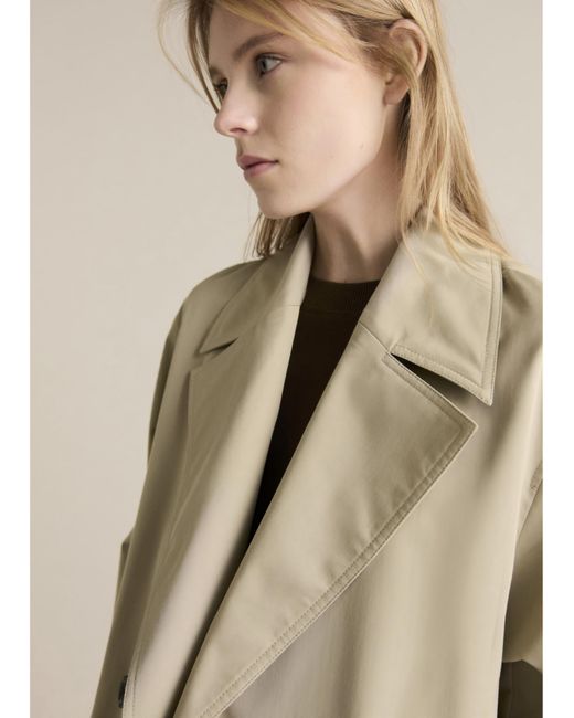 Mango Natural Oversized Trenchcoat