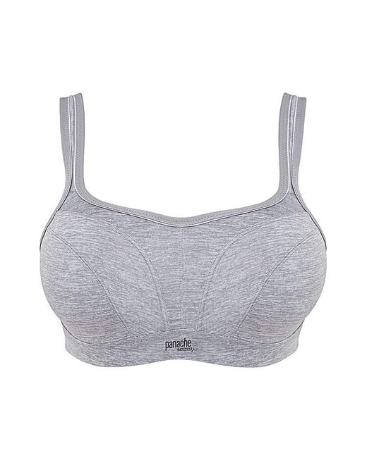 Panache Gray Power Wired Sport Bra