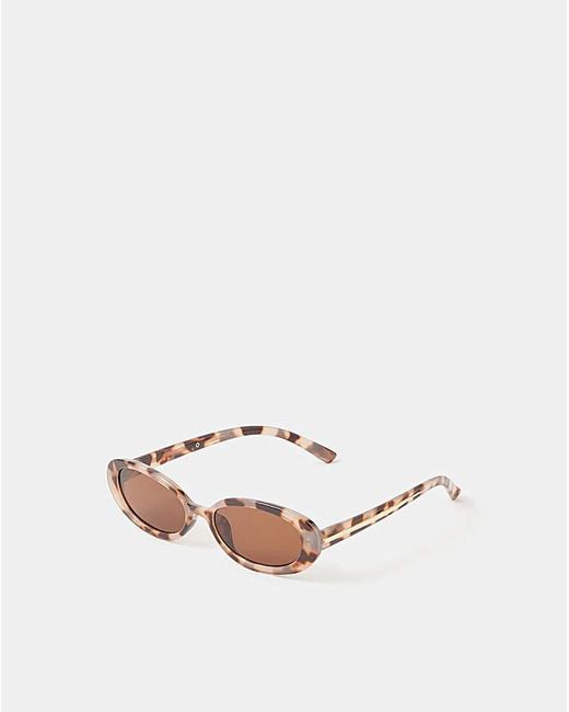 Accessorize White Oval Sunglasses