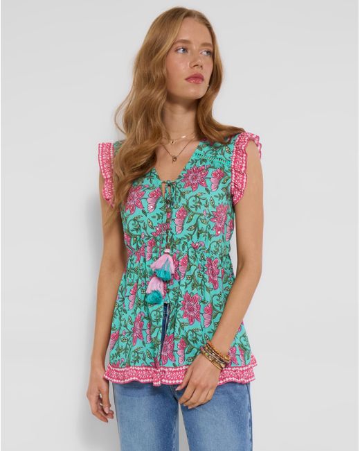 Joe Browns Blue Summer Days Printed Top
