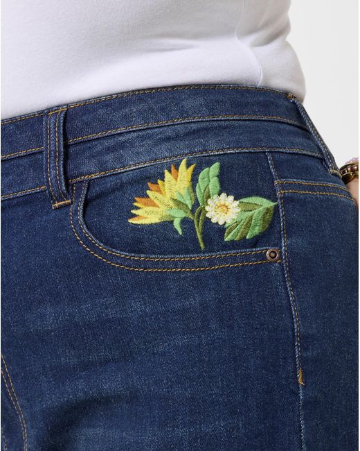 Joe Browns Blue Jb Sophia Sunflower Flared Jeans