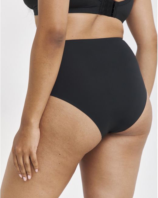 Figleaves Black Smoothing High Waisted Brief
