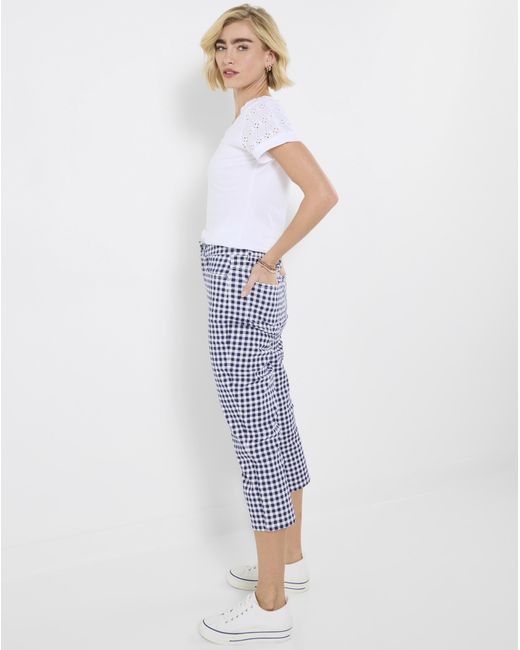 Joe Browns Blue Penelope Capri Pants