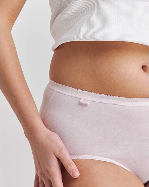 Sloggi Multicolor 4Pk Basic Midi Knicker Multi