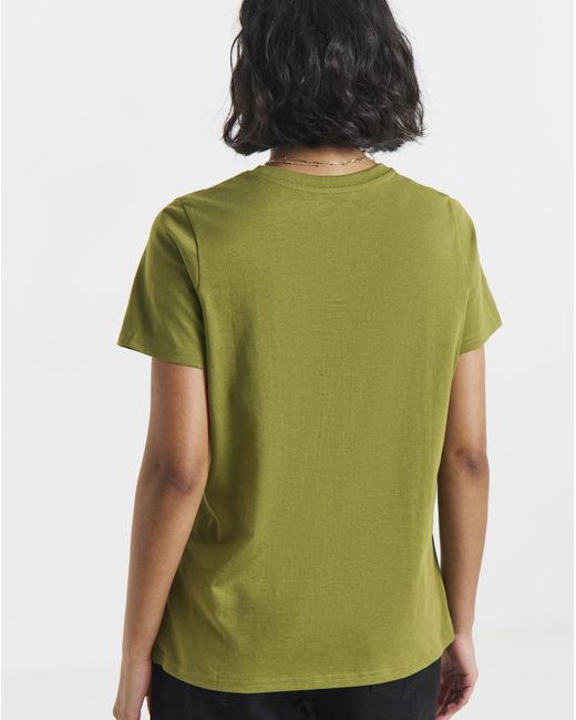 Simply Be Green Cats Placement Emb Tee