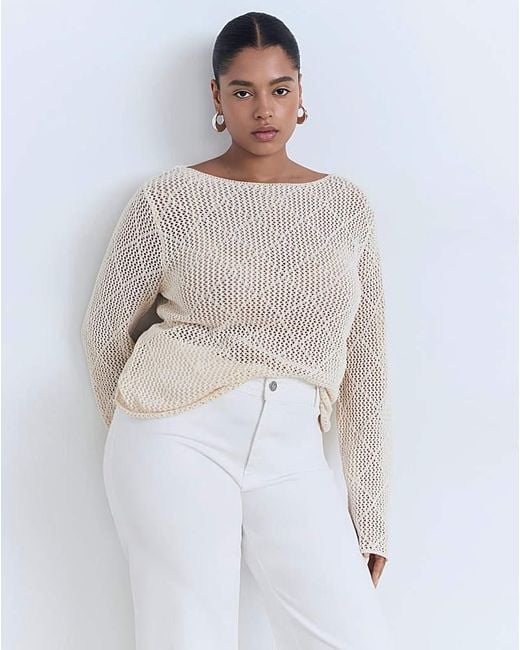 Mango White Jeans Catherin