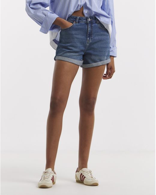 Simply Be Blue 99/1 Loose Mom Short