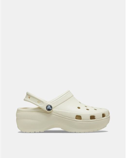 CROCSTM Natural Classic Platform Clogs D Fitour