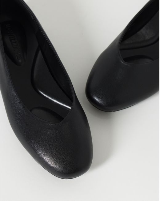 JD Williams Black Classic Ballerina Shoes Ex Wide