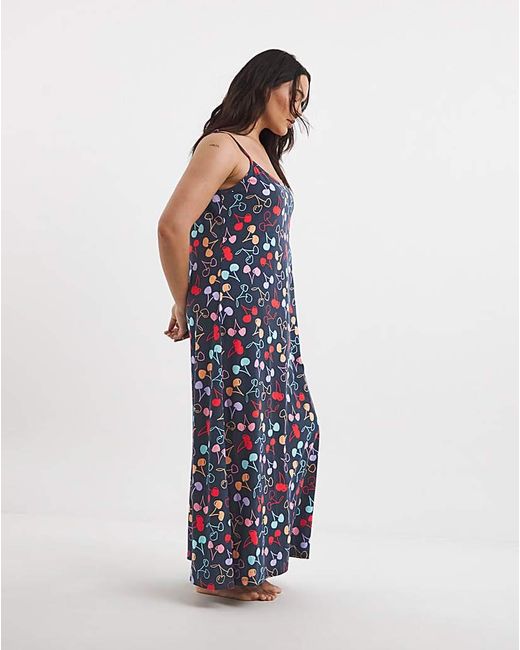 Simply Be Blue Cherry Cami Nightie