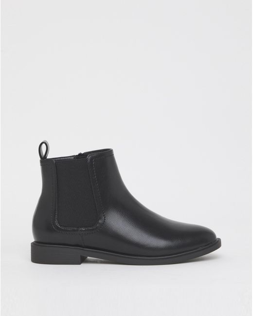 JD Williams White Classic Ankle Chelsea Boots E Fit