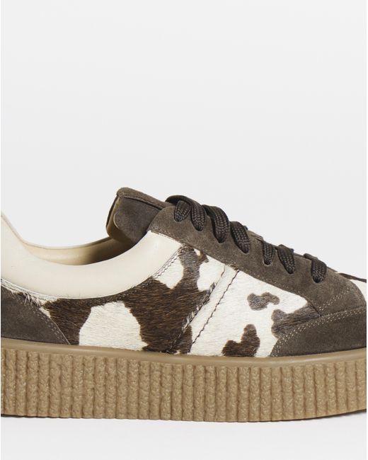 Simply Be Blue Chunky Lace Up Trainer Extra Wide
