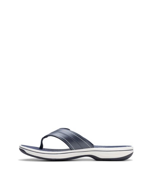 Clarks White Cloudsteppers Sandal D Fit