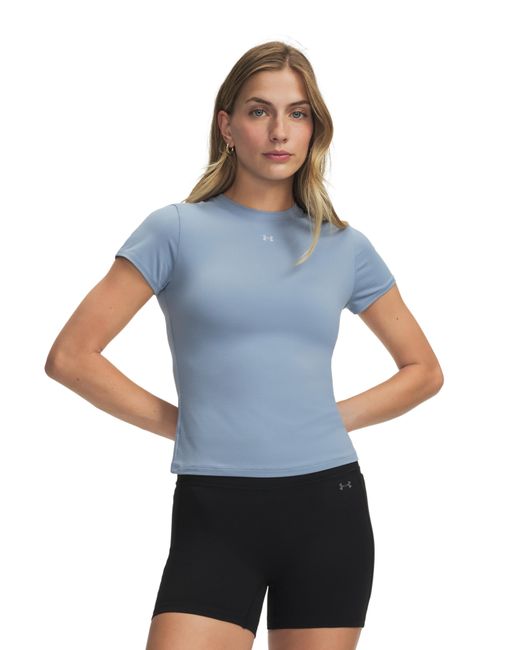Under Armour Blue Motion Fitted Short Sleeve