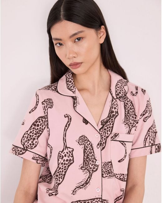 Chelsea Peers Pink Short Revere Set