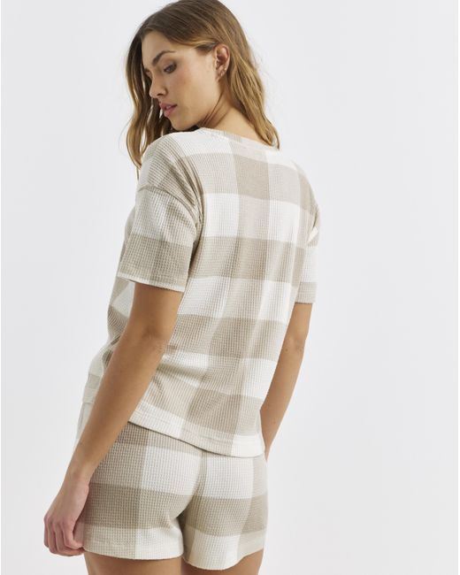 Simply Be Natural Pretty Secrets Waffle Short Set